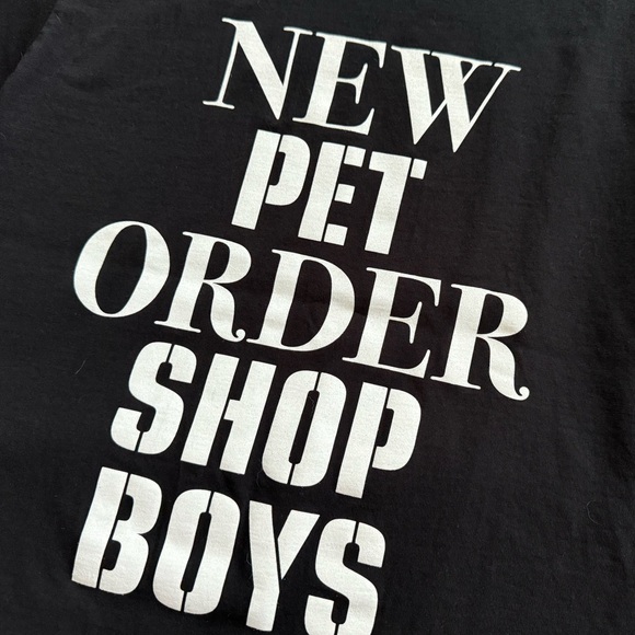 OFFICIAL New Order Pet Shop Boys Unity North American tour tee medium - Picture 3 of 6